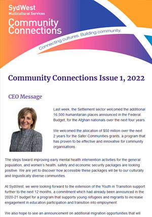 sydwest newsletter Issue1 2022 Edition